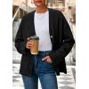 imagePRETTYGARDEN Womens 2026 Oversized Cardigan Sweaters Trendy Chunky Knit Long Sleeve V Neck Button Down Fall Winter OutfitsBlack