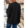 imagePRETTYGARDEN Womens 2026 Oversized Cardigan Sweaters Trendy Chunky Knit Long Sleeve V Neck Button Down Fall Winter OutfitsBlack