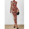 imagePRETTYGARDEN Womens Long Sleeve Maxi Dresses 2026 Spring Ruched Bodycon Floral Mesh Formal Wedding Guest Cocktail Party DressBlack Multicolored Floral