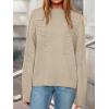 imagePRETTYGARDEN Womens Oversized Sweater 2025 Crewneck Long Sleeve Ribbed Knit Pullover Sweaters Tops Fall Fashion OutfitsApricot