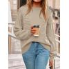 imagePRETTYGARDEN Womens Oversized Sweater 2025 Crewneck Long Sleeve Ribbed Knit Pullover Sweaters Tops Fall Fashion OutfitsApricot
