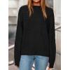imagePRETTYGARDEN Womens Oversized Sweater 2025 Crewneck Long Sleeve Ribbed Knit Pullover Sweaters Tops Fall Fashion OutfitsBlack