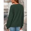 imagePRETTYGARDEN Womens Oversized Sweater 2025 Crewneck Long Sleeve Ribbed Knit Pullover Sweaters Tops Fall Fashion OutfitsDark Green