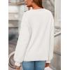 imagePRETTYGARDEN Womens Oversized Sweater 2025 Crewneck Long Sleeve Ribbed Knit Pullover Sweaters Tops Fall Fashion OutfitsWhite