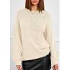 imagePRETTYGARDEN Womens Sweaters 2026 Fall Fashion Long Sleeve Crewneck Floral Knit Pullover Sweater Tops Winter ClothesBeige