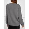 imagePRETTYGARDEN Womens Sweaters 2026 Fall Fashion Long Sleeve Crewneck Floral Knit Pullover Sweater Tops Winter ClothesDark Grey