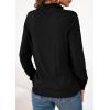 imagePRETTYGARDEN Womens Sweaters Quarter Zip Knit Long Sleeve Business Casual Pullover Tops 2026 Fall Fashion Work OutfitsBlack