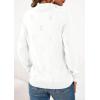 imagePRETTYGARDEN Womens Sweaters Quarter Zip Knit Long Sleeve Business Casual Pullover Tops 2026 Fall Fashion Work OutfitsWhite