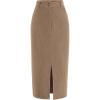 imagePRETTYGARDEN Corduroy Skirt Women Fall Fashion 2026 High Waisted Pencil Midi Skirts Business Casual Work Office Winter OutfitCamel