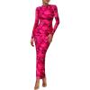 Black Rose Red Big Floral