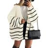 Striped White Black