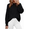 imagePRETTYGARDEN Womens Oversized Sweater 2025 Crewneck Long Sleeve Ribbed Knit Pullover Sweaters Tops Fall Fashion OutfitsBlack