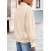 imagePRETTYGARDEN Faux Suede Bomber Jacket Women Fall Fashion 2026 Casual Zip Up Oversized Trendy Winter Clothing Outerwear CoatsBeige