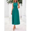 imagePRETTYGARDEN Spring Casual Dresses for Women 2026 Summer Business Work Midi Sleeveless A Line Pleated Cocktail DressBlue Green
