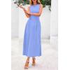 imagePRETTYGARDEN Spring Casual Dresses for Women 2026 Summer Business Work Midi Sleeveless A Line Pleated Cocktail DressSky Blue