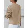 imagePRETTYGARDEN Women Blazers Business Casual Outfits 2026 Fall Fashion Long Sleeve Professional Office Work Suit Jacket ClothesLight Khaki
