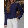 imagePRETTYGARDEN Women Blazers Business Casual Outfits 2026 Fall Fashion Long Sleeve Professional Office Work Suit Jacket ClothesNavy