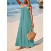imagePRETTYGARDEN Womens 2026 Casual Long Summer Dresses Sleeveless Strappy Loose Flowy Beach Vacation Maxi Dress with PocketsBlue Green