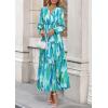 imagePRETTYGARDEN Womens 2026 Fall Fashion Clothing Boho Maxi Dresses Floral Long Sleeve Flowy Elegant Wedding Guest Holiday DressBlue