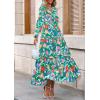 imagePRETTYGARDEN Womens 2026 Fall Fashion Clothing Boho Maxi Dresses Floral Long Sleeve Flowy Elegant Wedding Guest Holiday DressFloral Green Orange