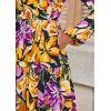 imagePRETTYGARDEN Womens 2026 Fall Fashion Clothing Boho Maxi Dresses Floral Long Sleeve Flowy Elegant Wedding Guest Holiday DressFloral Navy Yellow