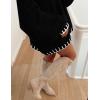 imagePRETTYGARDEN Womens 2026 Fall Oversized Pullover Sweaters Long Sleeve Mock Neck Chunky Knit Jumper Tops Winter ClothingBlack