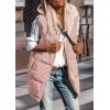 imagePRETTYGARDEN Womens 2026 Fall Reversible Long Vests Sleeveless Fleece Jacket Zip Up Hoodie Pockets Warm Coat Winter ClothingLight Pink