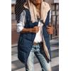 imagePRETTYGARDEN Womens 2026 Fall Reversible Long Vests Sleeveless Fleece Jacket Zip Up Hoodie Pockets Warm Coat Winter ClothingNavy