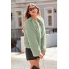 imagePRETTYGARDEN Womens 2026 Winter Coats Fleece Cropped Jacket Faux Fur Long Sleeve Pockets Shaggy Warm Outerwear Fall ClothesBean Green