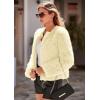 imagePRETTYGARDEN Womens 2026 Winter Coats Fleece Cropped Jacket Faux Fur Long Sleeve Pockets Shaggy Warm Outerwear Fall ClothesYellow