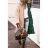 imagePRETTYGARDEN Womens 2026 Winter Fashion Clothes Oversized Shearling Fleece Long Coats JacketsDark Green
