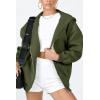 imagePRETTYGARDEN Womens 2026 Zip Up Y2K Hoodies Casual Long Sleeve Sweatshirts Fall Spring Track Jackets with PocketsArmy Green