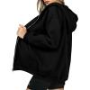 imagePRETTYGARDEN Womens 2026 Zip Up Y2K Hoodies Casual Long Sleeve Sweatshirts Fall Spring Track Jackets with PocketsBlack
