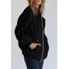 imagePRETTYGARDEN Womens 2026 Zip Up Y2K Hoodies Casual Long Sleeve Sweatshirts Fall Spring Track Jackets with PocketsBlack