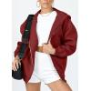 imagePRETTYGARDEN Womens 2026 Zip Up Y2K Hoodies Casual Long Sleeve Sweatshirts Fall Spring Track Jackets with PocketsBrown Red