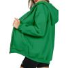 imagePRETTYGARDEN Womens 2026 Zip Up Y2K Hoodies Casual Long Sleeve Sweatshirts Fall Spring Track Jackets with PocketsGreen