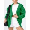imagePRETTYGARDEN Womens 2026 Zip Up Y2K Hoodies Casual Long Sleeve Sweatshirts Fall Spring Track Jackets with PocketsGreen