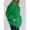imagePRETTYGARDEN Womens 2026 Zip Up Y2K Hoodies Casual Long Sleeve Sweatshirts Fall Spring Track Jackets with PocketsGreen