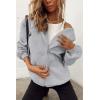 imagePRETTYGARDEN Womens 2026 Zip Up Y2K Hoodies Casual Long Sleeve Sweatshirts Fall Spring Track Jackets with PocketsGrey