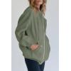 imagePRETTYGARDEN Womens 2026 Zip Up Y2K Hoodies Casual Long Sleeve Sweatshirts Fall Spring Track Jackets with PocketsGrey Green