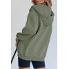 imagePRETTYGARDEN Womens 2026 Zip Up Y2K Hoodies Casual Long Sleeve Sweatshirts Fall Spring Track Jackets with PocketsGrey Green