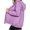 imagePRETTYGARDEN Womens 2026 Zip Up Y2K Hoodies Casual Long Sleeve Sweatshirts Fall Spring Track Jackets with PocketsLight Purple