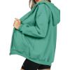 imagePRETTYGARDEN Womens 2026 Zip Up Y2K Hoodies Casual Long Sleeve Sweatshirts Fall Spring Track Jackets with PocketsMint Green
