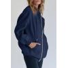 imagePRETTYGARDEN Womens 2026 Zip Up Y2K Hoodies Casual Long Sleeve Sweatshirts Fall Spring Track Jackets with PocketsNavy