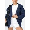 imagePRETTYGARDEN Womens 2026 Zip Up Y2K Hoodies Casual Long Sleeve Sweatshirts Fall Spring Track Jackets with PocketsNavy