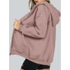 imagePRETTYGARDEN Womens 2026 Zip Up Y2K Hoodies Casual Long Sleeve Sweatshirts Fall Spring Track Jackets with PocketsNutmeg