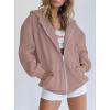 imagePRETTYGARDEN Womens 2026 Zip Up Y2K Hoodies Casual Long Sleeve Sweatshirts Fall Spring Track Jackets with PocketsNutmeg