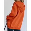 imagePRETTYGARDEN Womens 2026 Zip Up Y2K Hoodies Casual Long Sleeve Sweatshirts Fall Spring Track Jackets with PocketsOrange