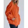 imagePRETTYGARDEN Womens 2026 Zip Up Y2K Hoodies Casual Long Sleeve Sweatshirts Fall Spring Track Jackets with PocketsOrange