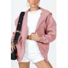 imagePRETTYGARDEN Womens 2026 Zip Up Y2K Hoodies Casual Long Sleeve Sweatshirts Fall Spring Track Jackets with PocketsPink